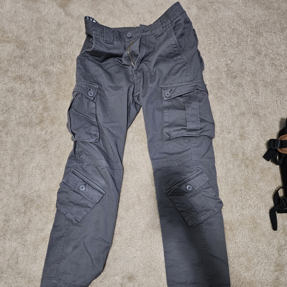 Match Grey Cargo Pants